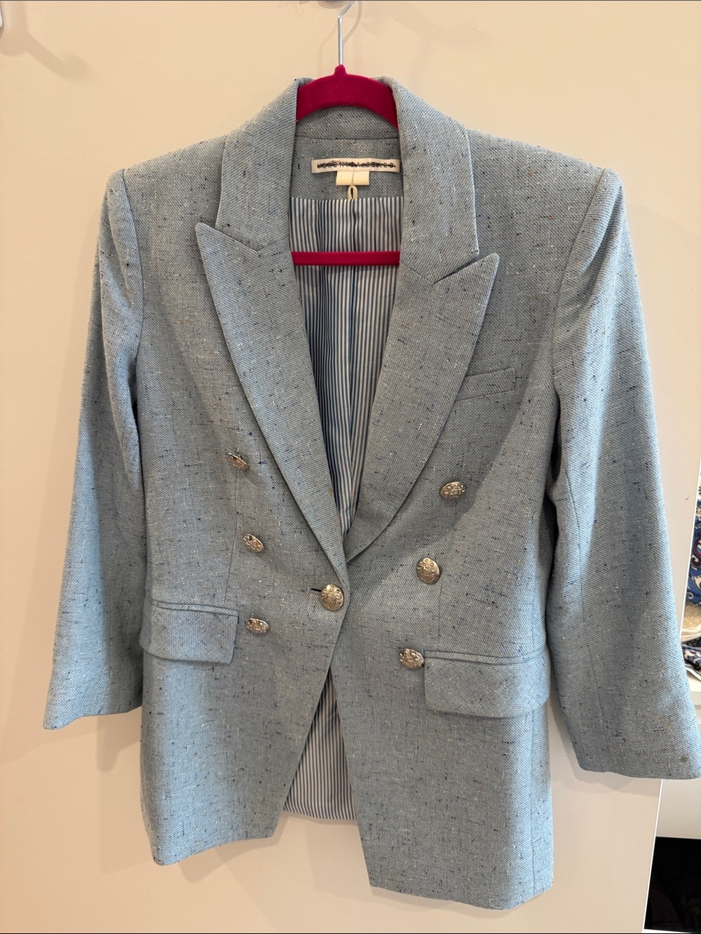 Veronica beard light blue blazer
